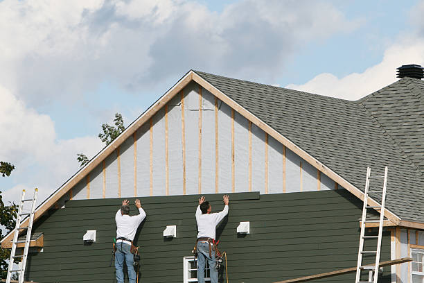 Professional Emergency Siding Repair technician working in Tarrs, PA